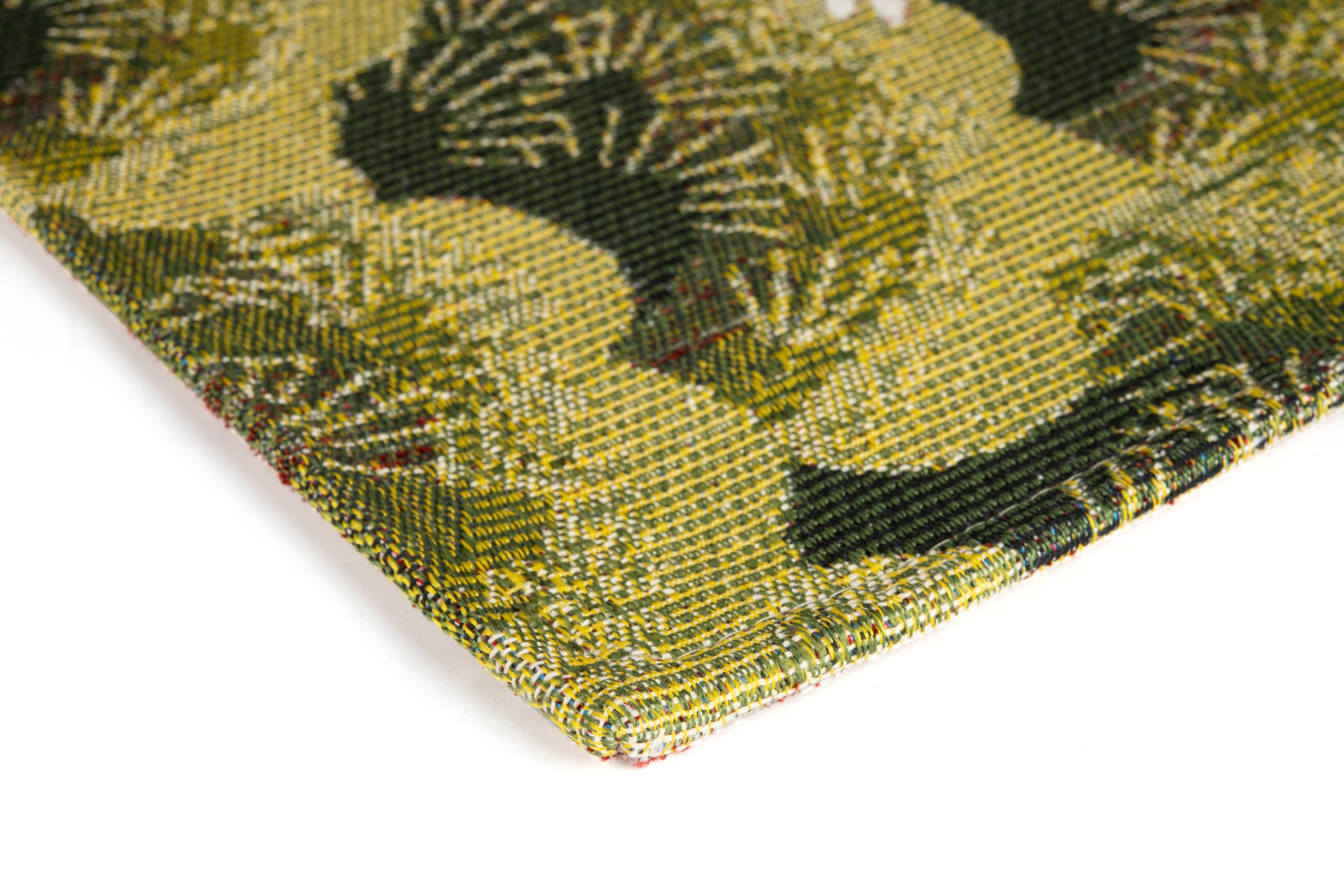 Excelsa Living Tappeto Passatoia da Arredo, Multicolo, Tessuto Jacquard, Poliestere Ciniglia Cotone, Antiscivolo, per Cucina e Bagno (Kimono, 180 x 55 Cm.)
