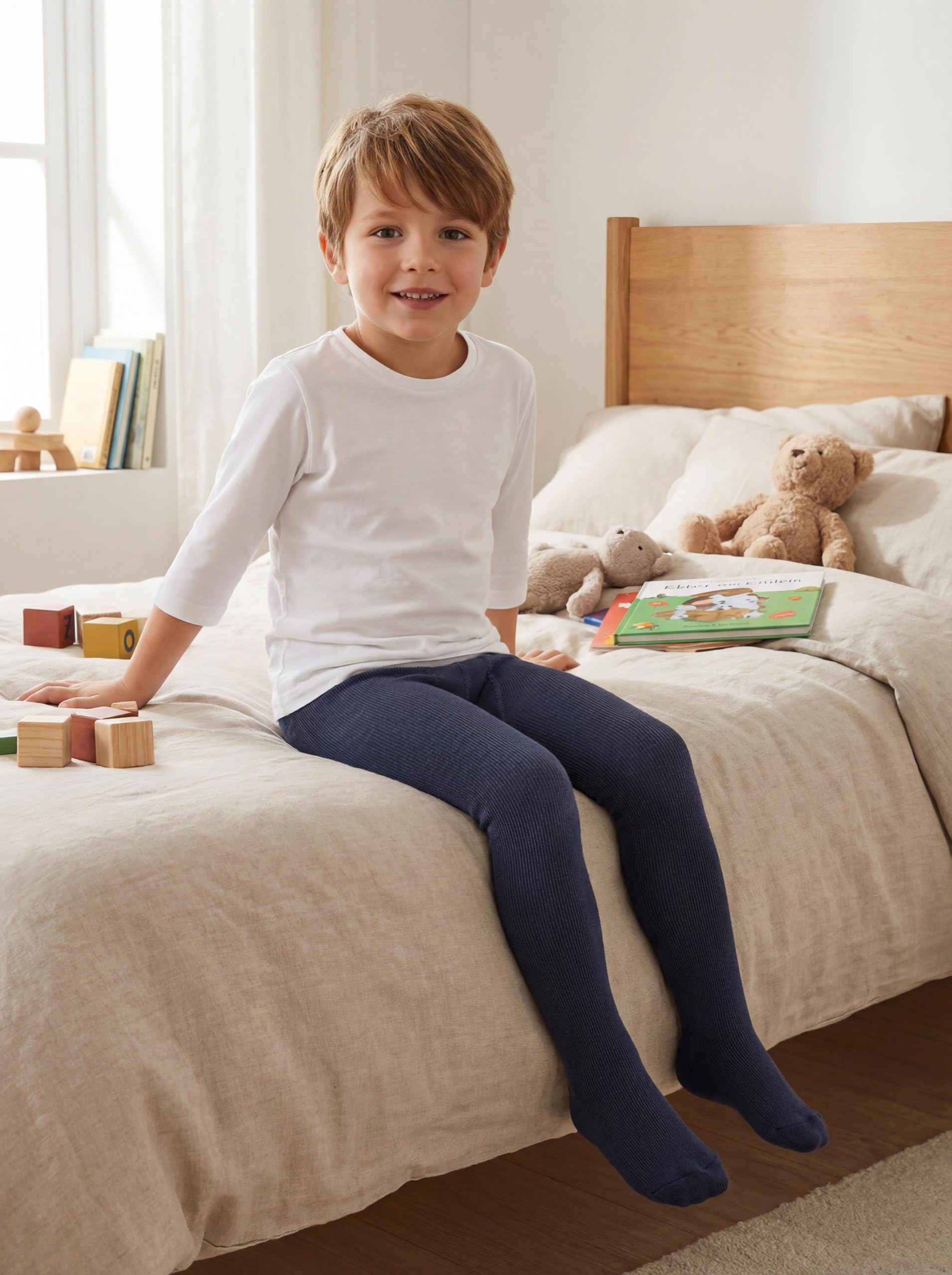 TupTam Leotardos Lisos y Estampados para Niño, Pack de 6