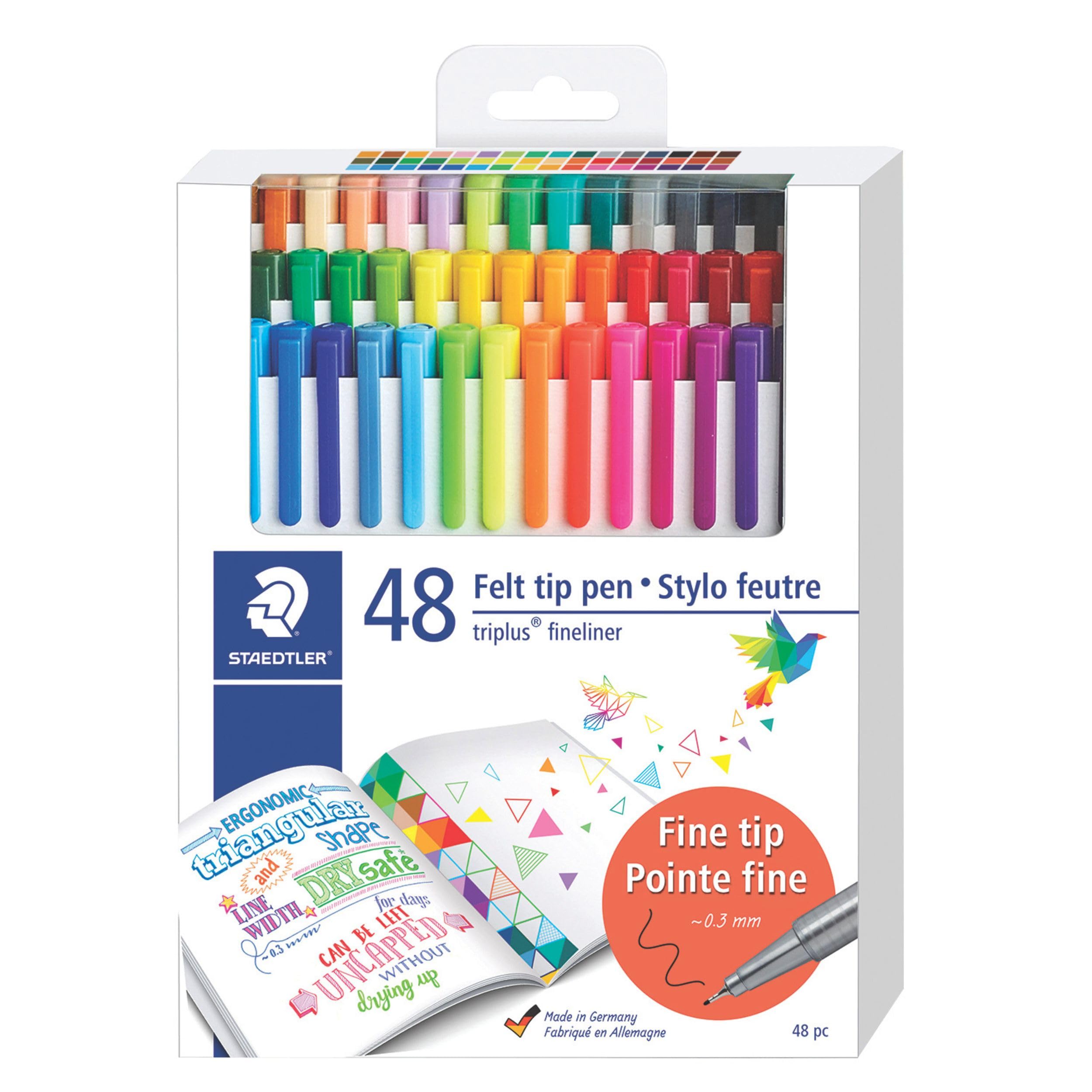 Staedtler Triplus 334 Fineliner grigio 1 pezzo - Penna fine (grigio