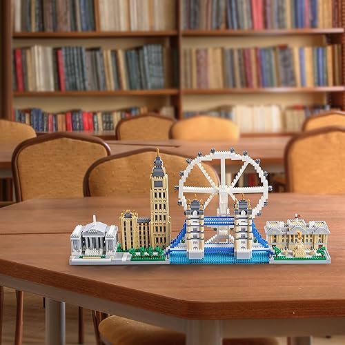 Miniatura 3 de HGB Nincrane DAFDAG Micro Blocks London Skyline Big Architecture Collection Bloque de construcción para adultos, kit de modelo y regalo para niños y