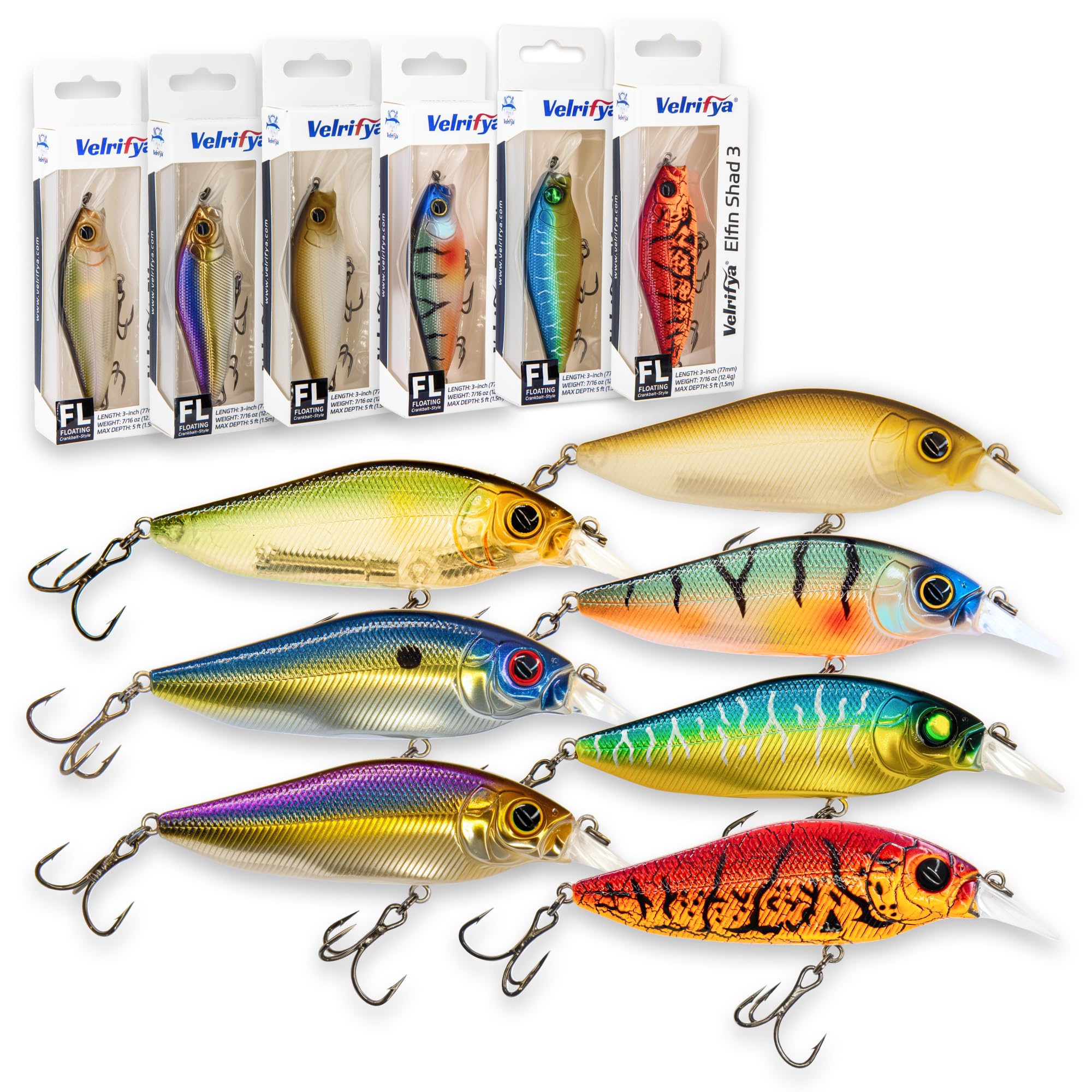Crankbaits/Jerkbait híbridos para pesca de lubina, buceo poco profundo, para lucio, lucio, agua fría para pesca de invierno y primavera, para agua dulce y salada