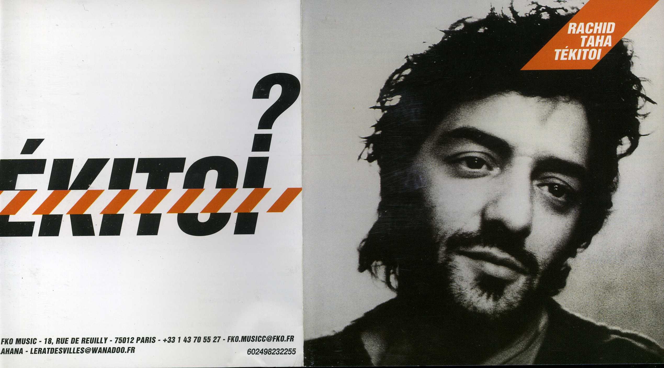 Tékitoi [Audio CD] Taha, Rachid