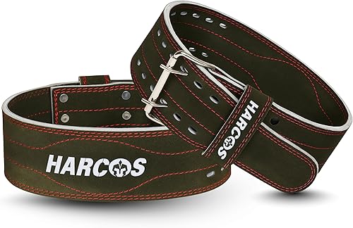 Cinturón de cuero genuino irrompible, no desgarrable de 0.315 in, cinturón de gimnasio pesado para hombres y mujeres, cinturón de entrenamiento para