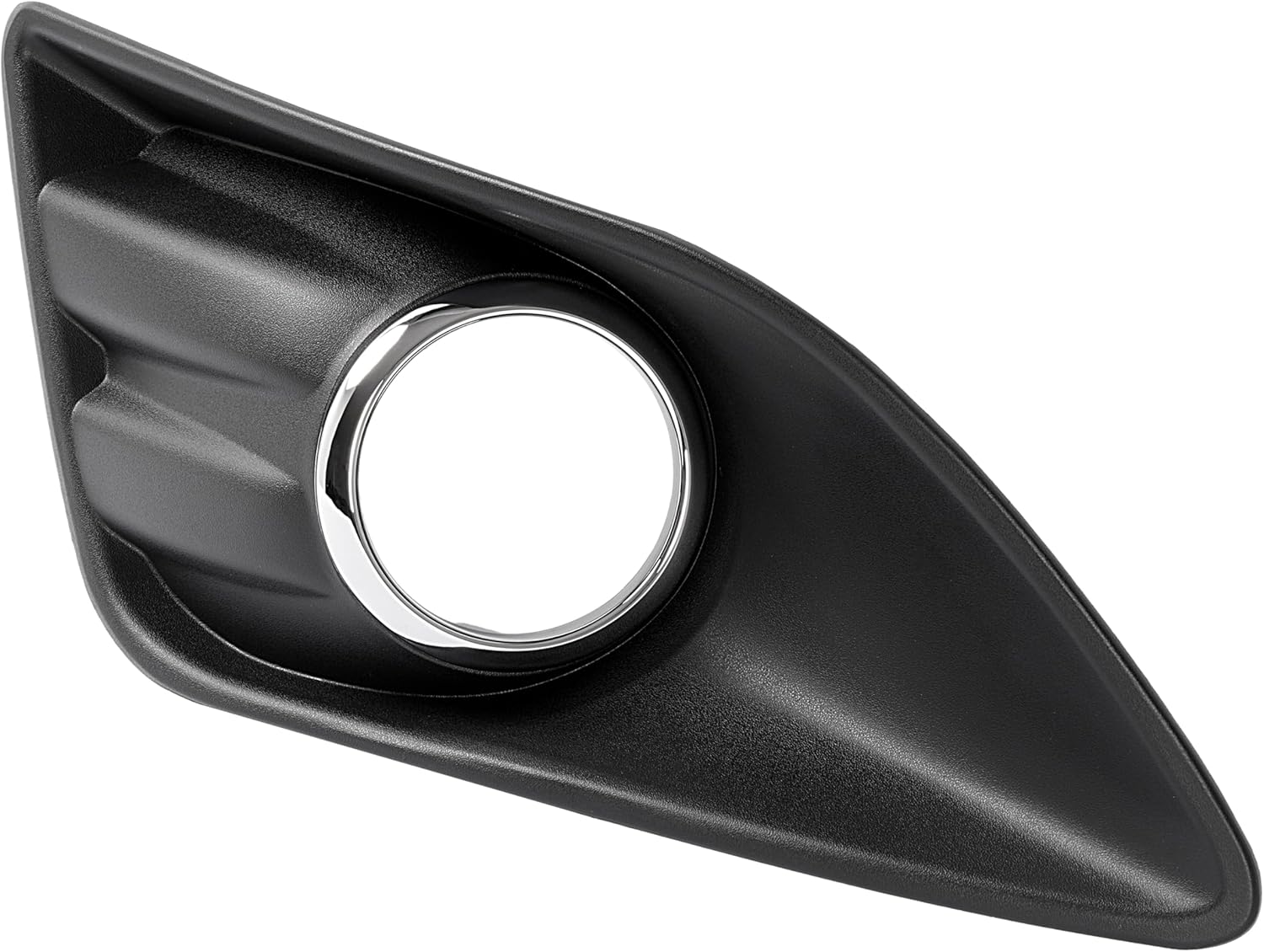 ALMULOO Right Fog Light Bezel Compatible with 2013-2018 Ford C-Max Replacement for DM5Z17B814A FO1039126 Fog Lamp Cover Trim Plastic(PP+ABS) Chrome Black+Silvery Right Side