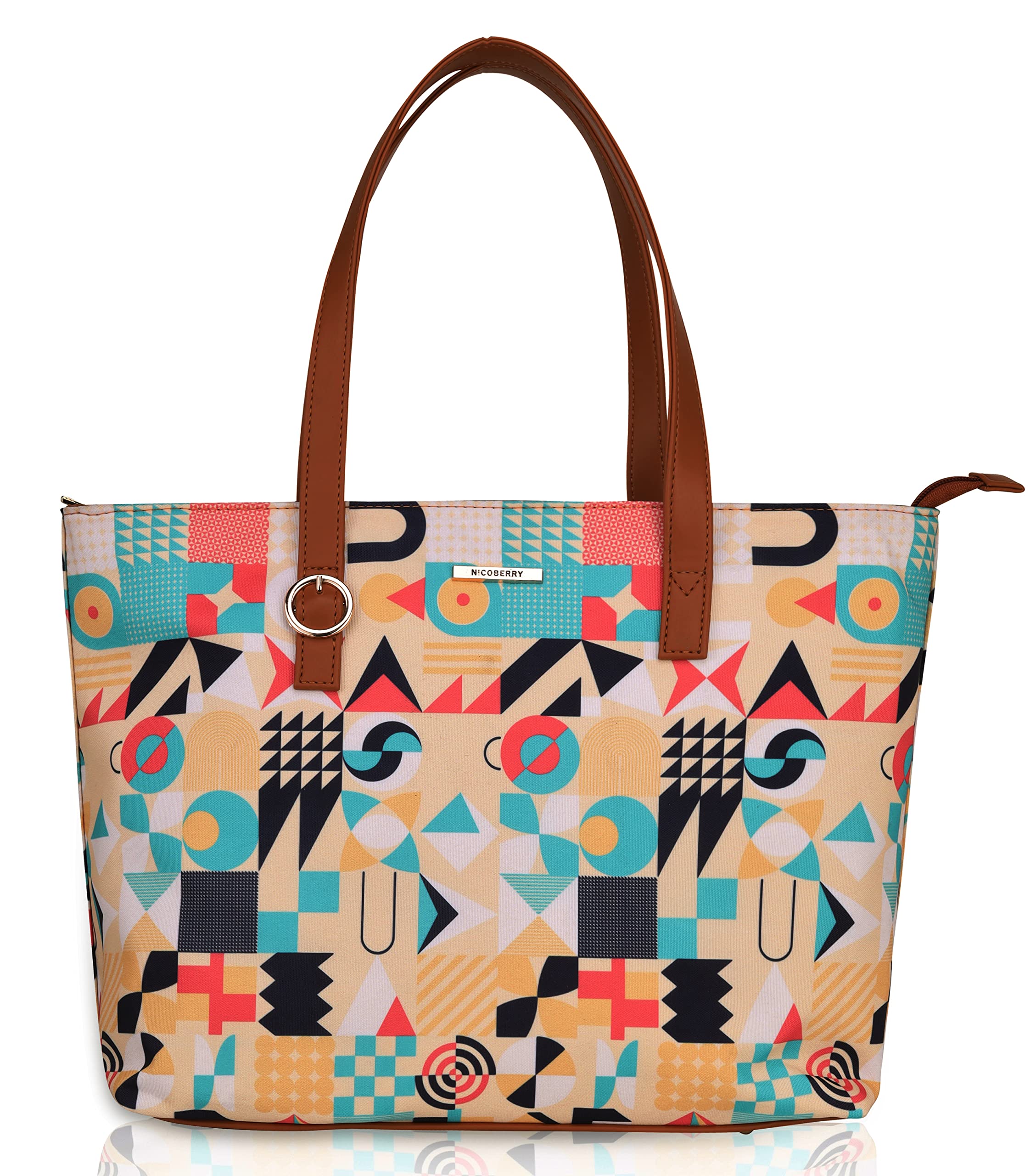 Nicoberry WomenS Tote Bag | Big Size, Handbag With Exotic Print Vegan Leather 14" Laptop Space (Green) (B09TY8C4XT) Amazon Price History, Amazon Price Tracker