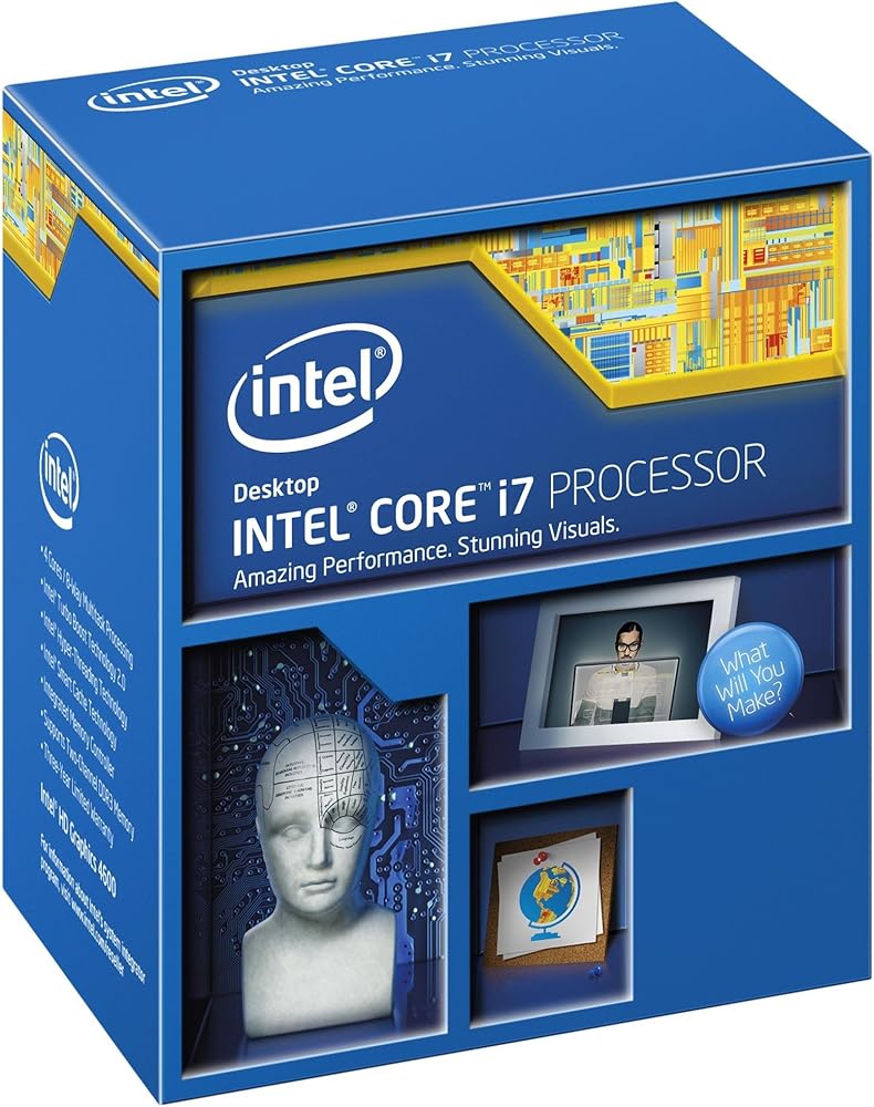 Intel® Core i7-4790K, 4 Cores & 8 Threads Unlocked Desktop Processor with Intel HD Graphics 4600 - View 1
