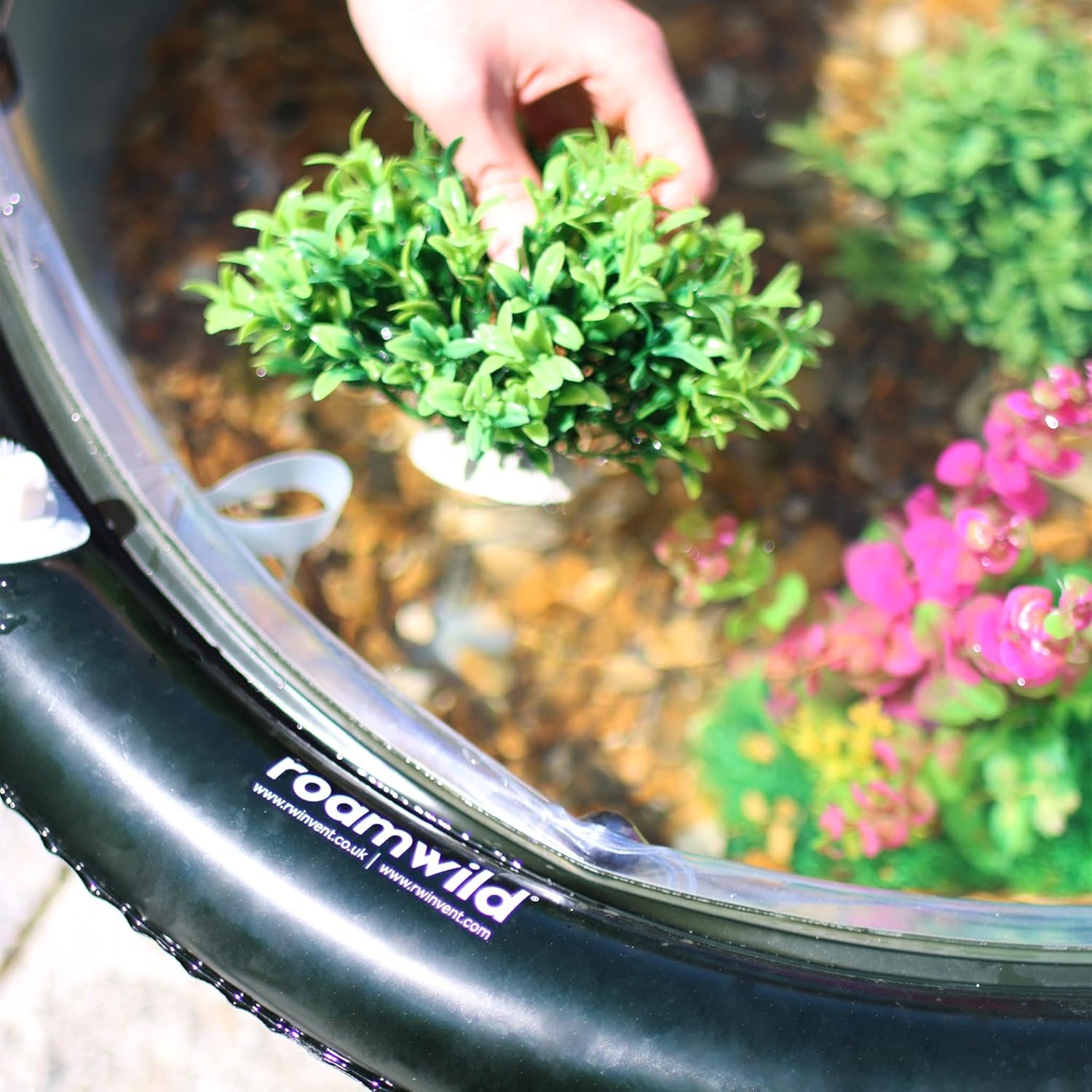 Buy Roamwild Pop Up Pond Transparent Garden Water Feature Aquarium