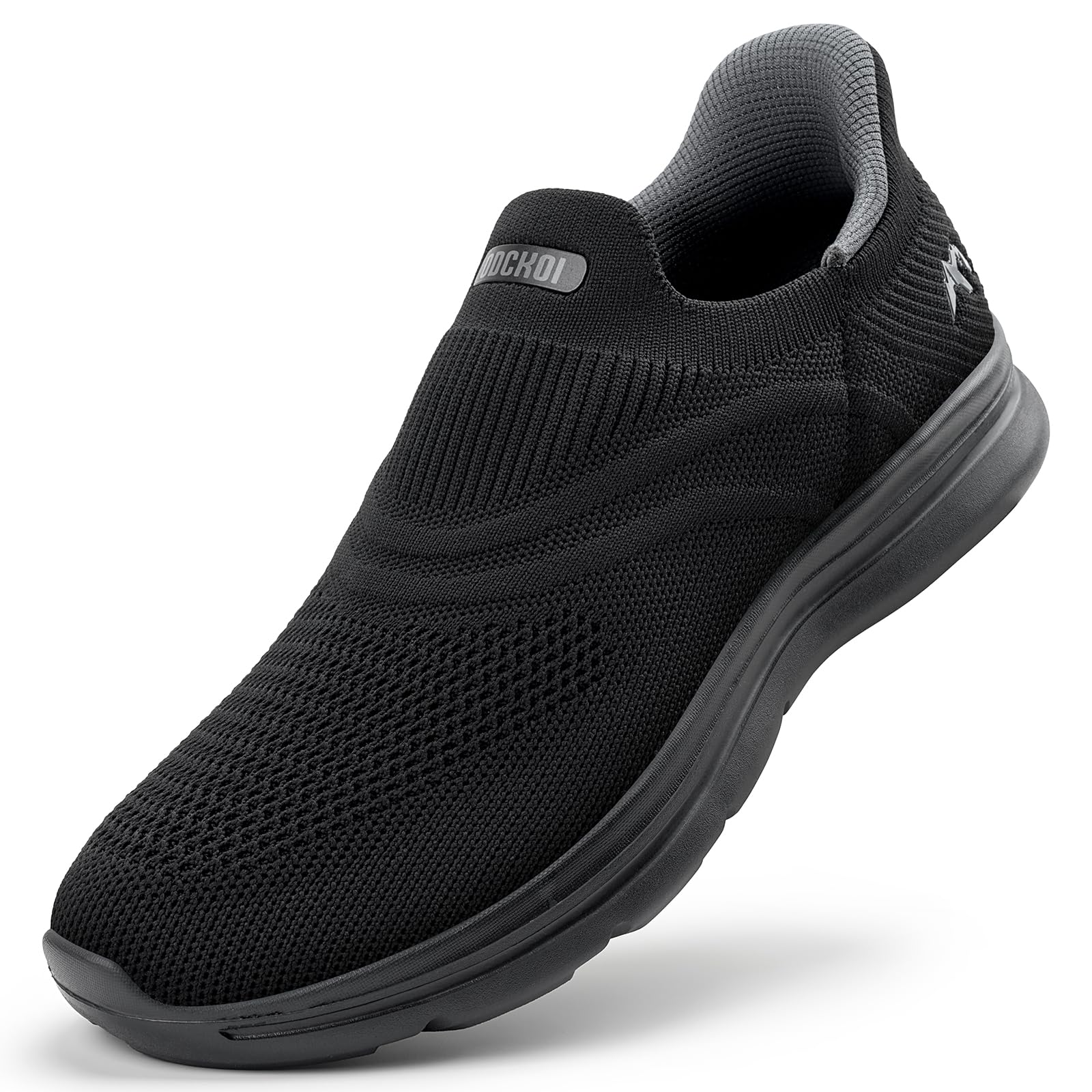 ODCKOI Herren Slip On Sneaker Hand-Free Ohne Schnürsenkel Schuhe Outdoor Sportschuhe Laufschuhe Leichtgewichts Atmungsaktiv Freizeit Straßenlaufschuhe-QUANHEI-39
