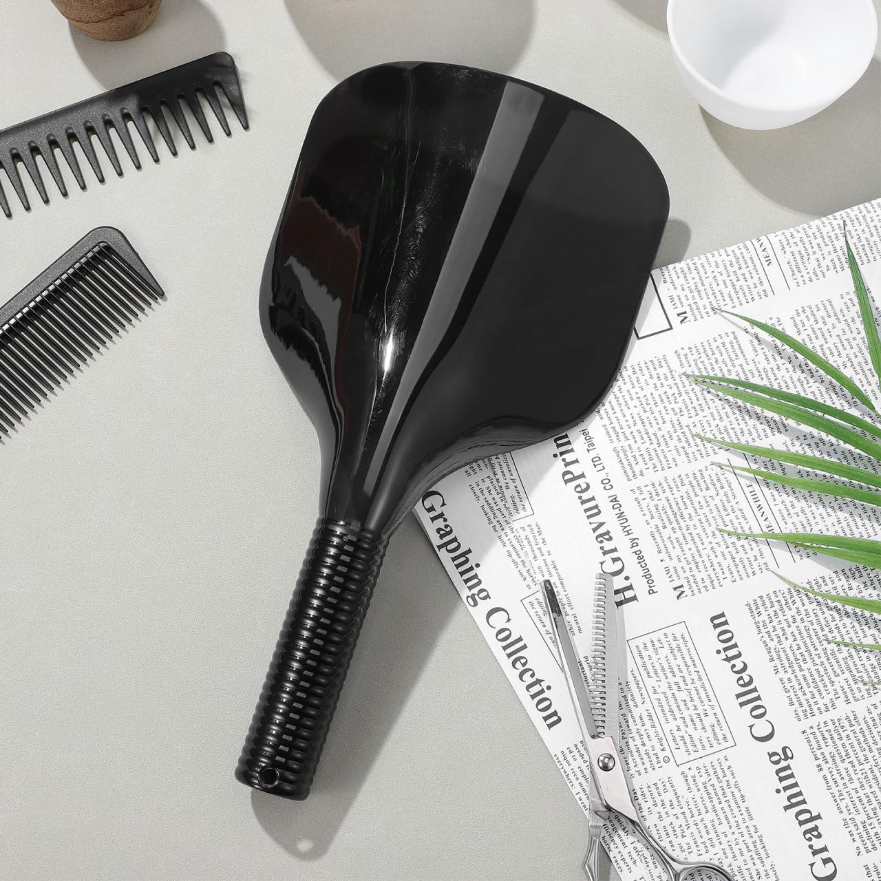 FOMIYES Friseur Gesicht Abdeckung 5st Haarmaske Hair Mask Hair Film Schwarz Maske Friseurbedarf Haarstyling-gerät Trimmer Haarspray-abdeckung Haarspray-gesichtsmaske Für Den Salon Plastik Black