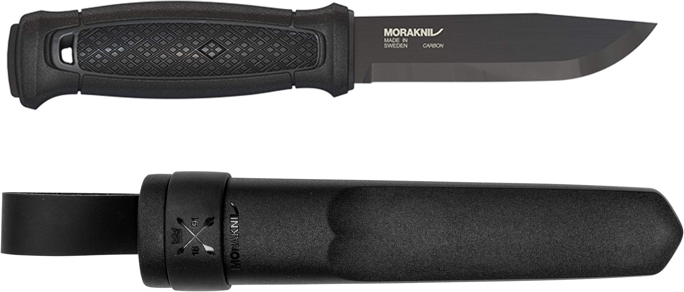 Morakniv Garberg Full Tang Fixed Blade Knife with Carbon Steel Blade, 4.3-Inch