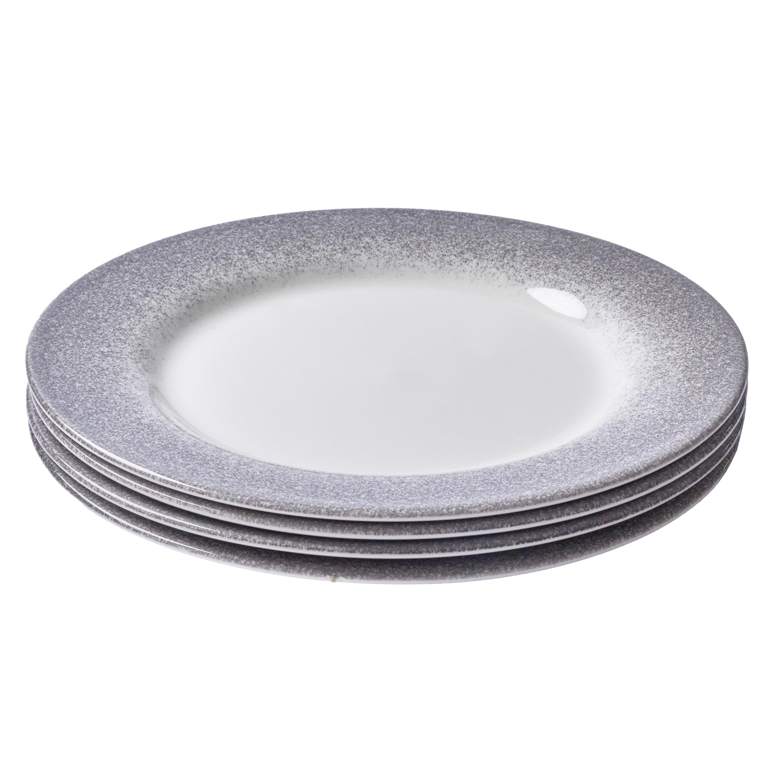 Potter's Mist Dinner Plates - Grey, Set of 4