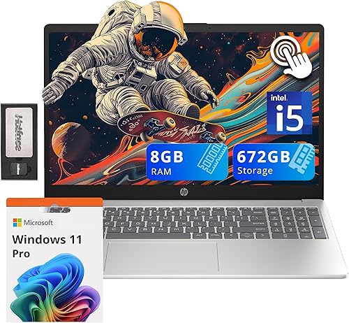 Miniatura 1 de HP Laptop HD de 15.6 pulgadas, Intel Pentium Silver N5030, 32 GB de RAM, SSD PCIe de 1 TB, gráficos Intel UHD, cámara web HD, Numpad, Wi-Fi 5,