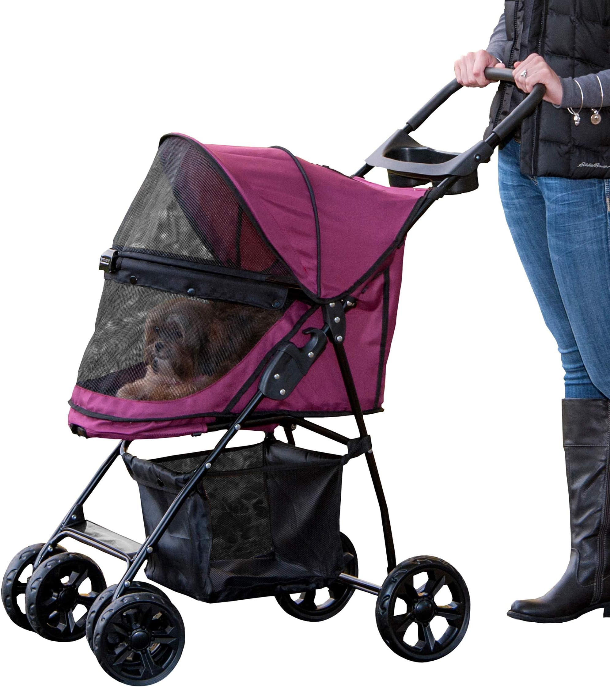 Cat Stroller Dog Stroller For Medium Dogs 20 Lbs Pet Gear Travel