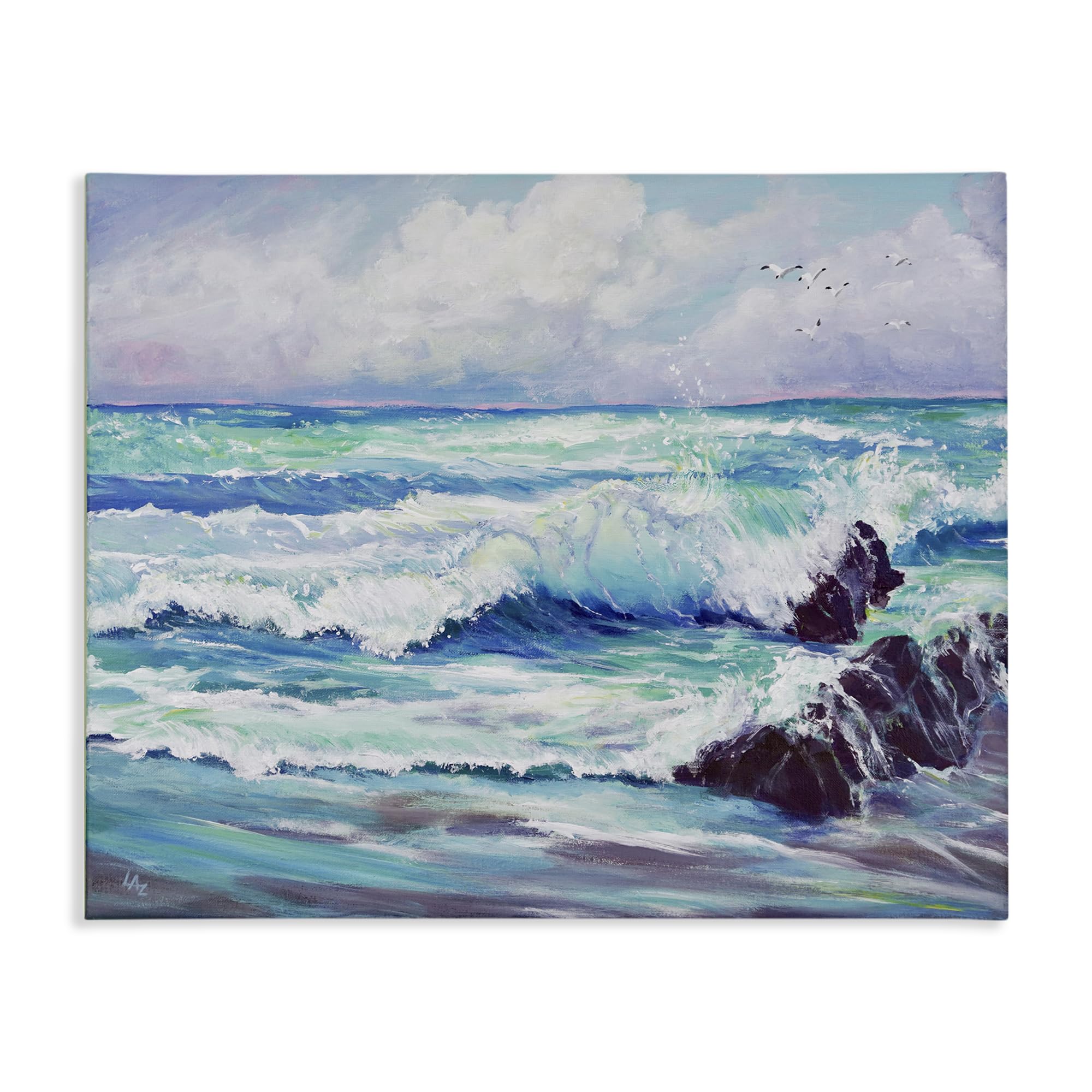 Stupell Industries Unframed 'Down By The Sea'| Canvas Art
