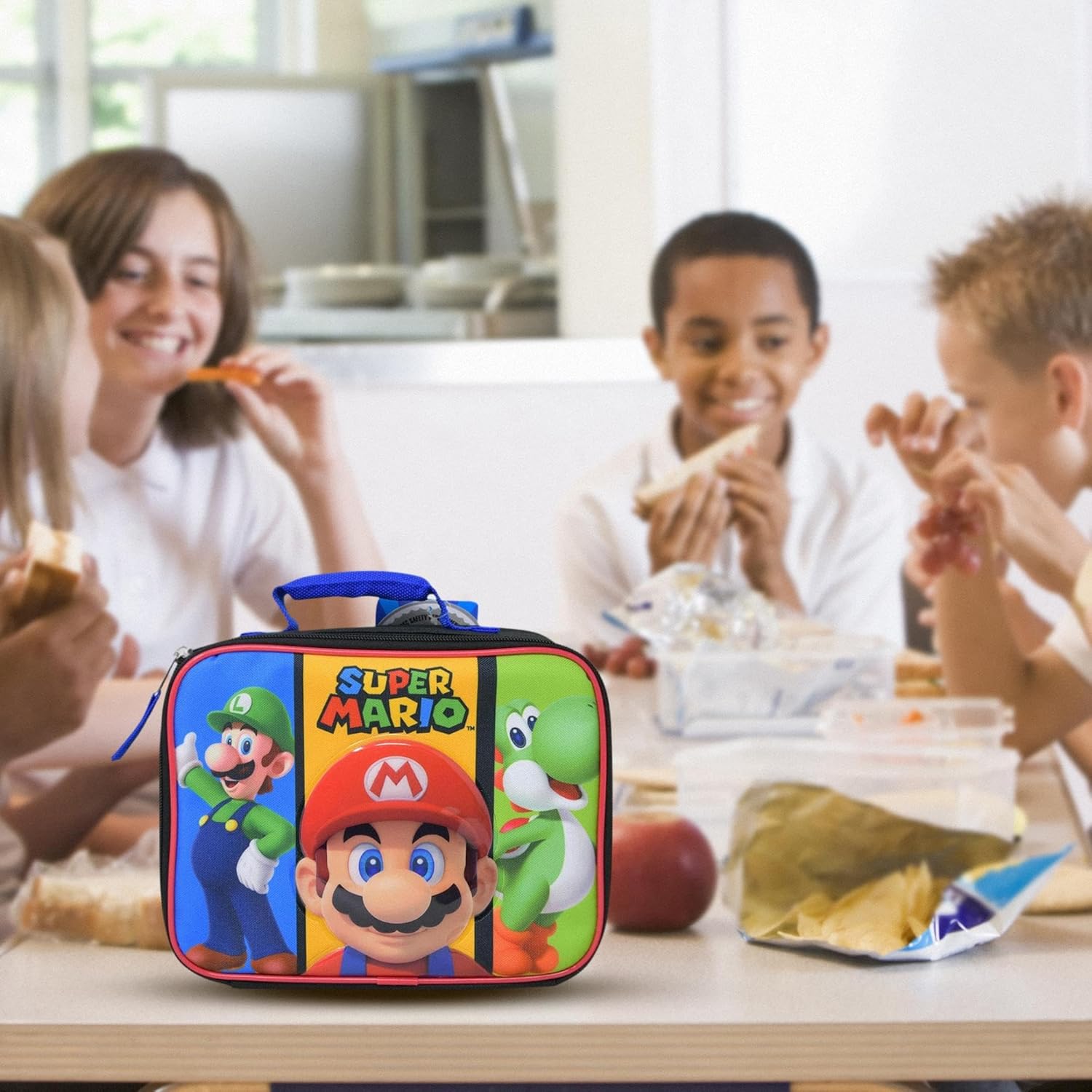 Bioworld Super Mario Rectangle Lunch Bag- LXB68ADSMB
