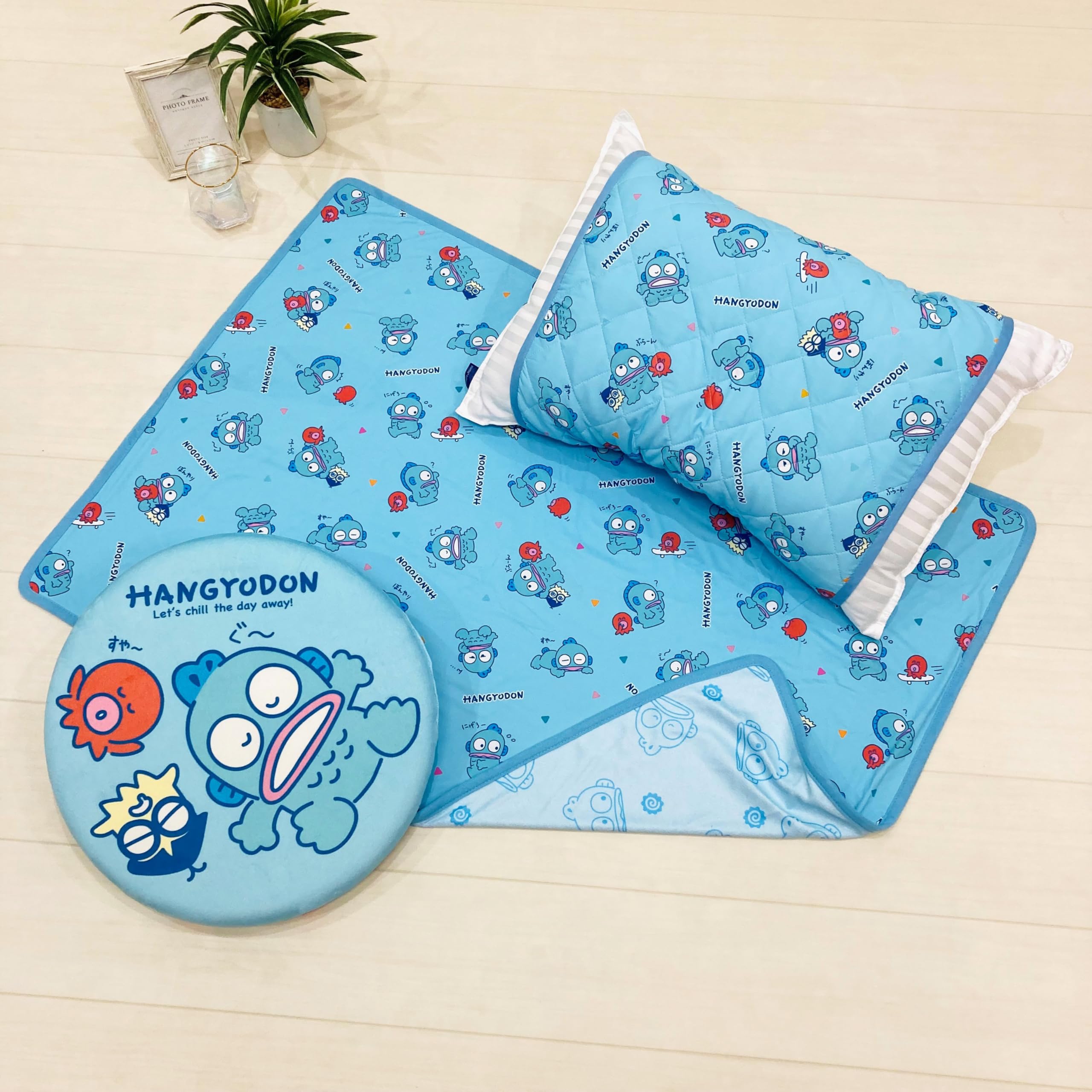 Amazon.co.jp: MORIPiLO サンリオ 枕カバー 冷感 ハンギョドン (夏用