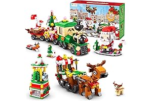 D-FantiX Christmas Advent Calendar 2024 for Kids, 24 In 4 Building Blocks...