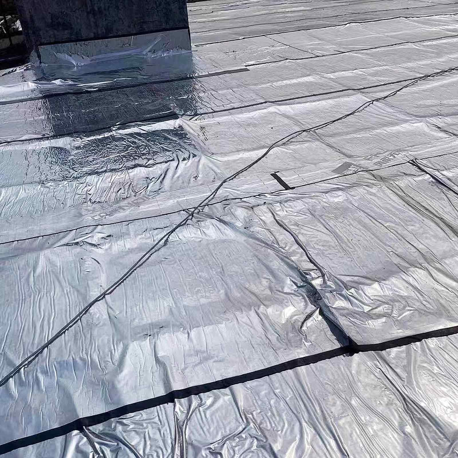 Cinta Bituminosa Impermeable Cinta de Reparación de Tejas de Asfalto de 1,50 mm Aislamiento Térmico Cinta de Papel de Aluminio Relleno de Grietas para Huecos de Ventanas, Metal(3.3'x32.8'=1x10m)