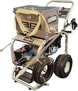 Typhoon Patented Dustless Sandblaster & 4000 PSI Pressure Washer Combo - Portable Water-Based Rust, Paint, Graffiti Remover