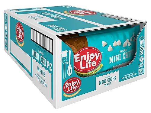 Enjoy Life Baking Mini chips de chocolate blanco, 12 bolsas de 9 onzas