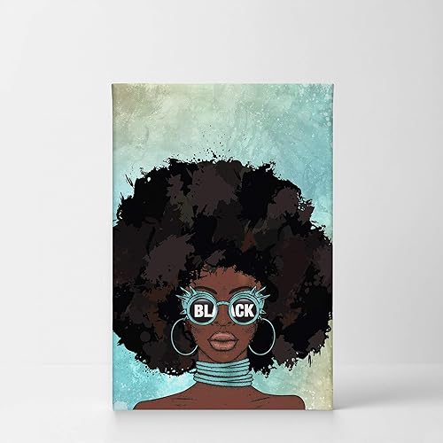 Vista 19 de Arte de pared afroamericano, decoración de pared de arte negro, arte negro afroamericano, arte de pared de niña negra, impresión afroamericana, arte