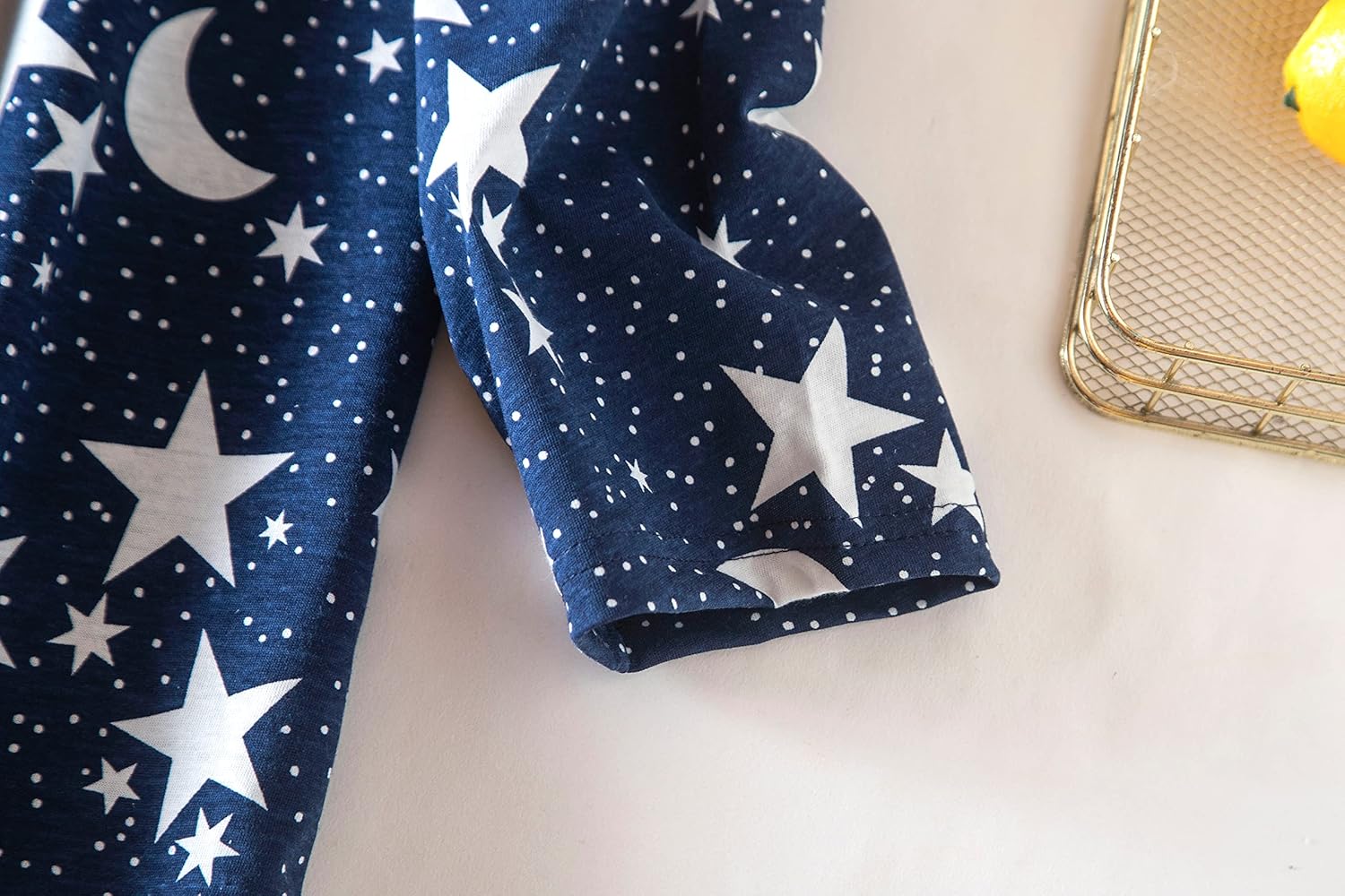 PNAEONG Women's Cotton Sleepwear Long Sleeves Nightgown Print Tee Sleep Dress - Image 4