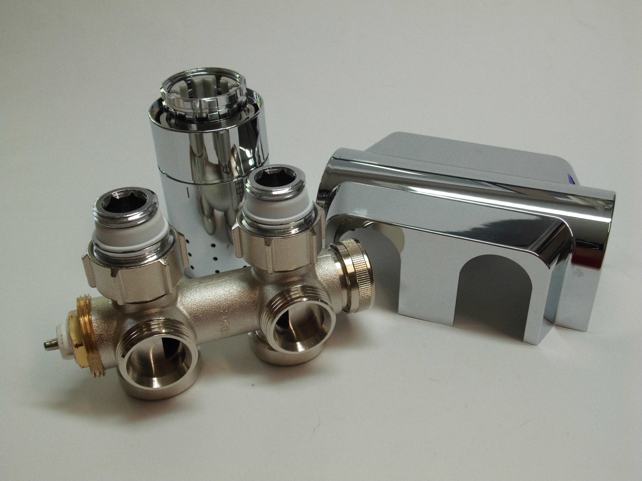 Simplex Variodesign Kit para radiador toallero y radiador de diseño (Cromado) - F12061
