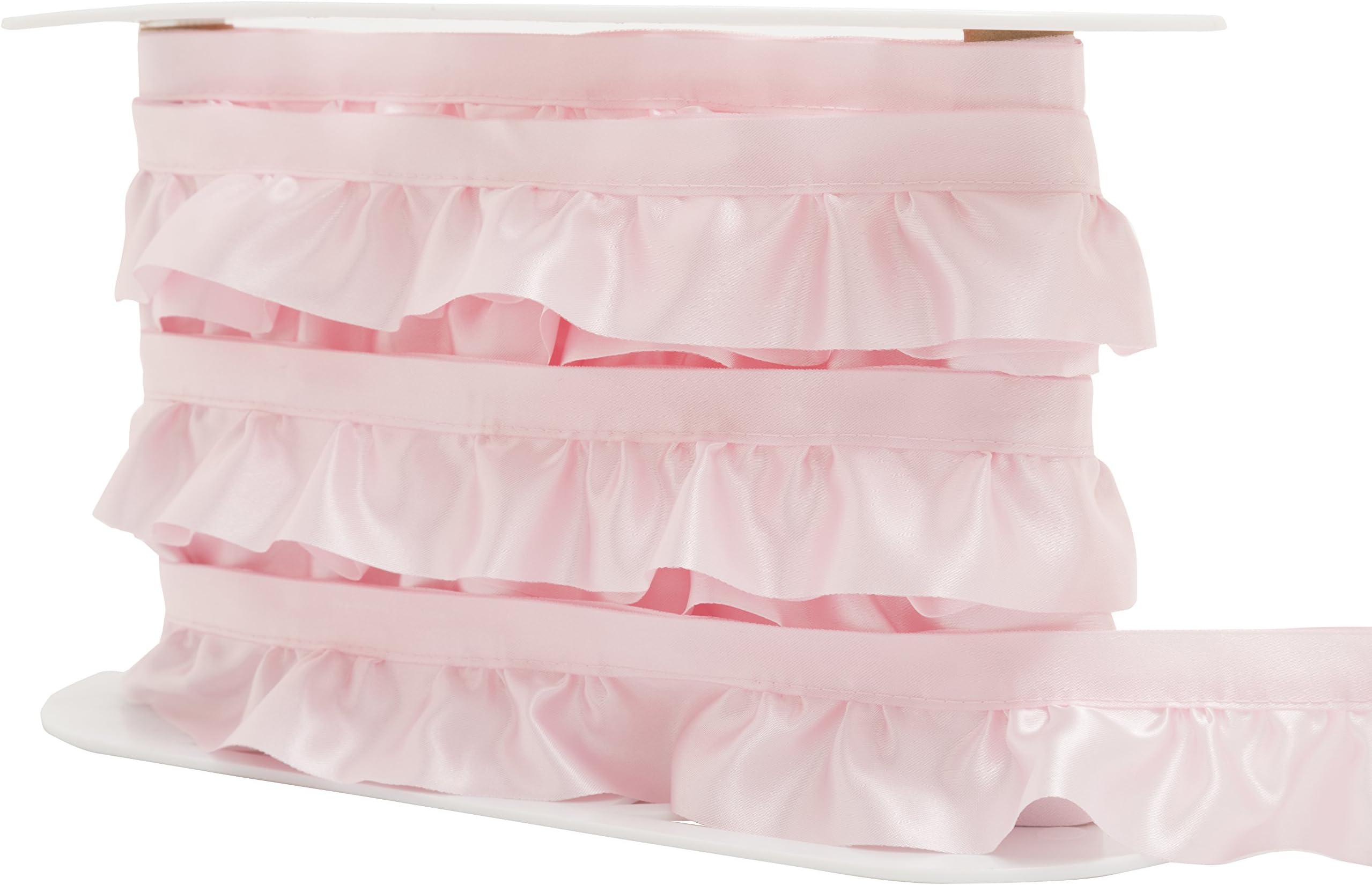 Wrights Products Ruffled Quilt Binding, 1-7/8-Inch by 8-Yard, Soft Pink