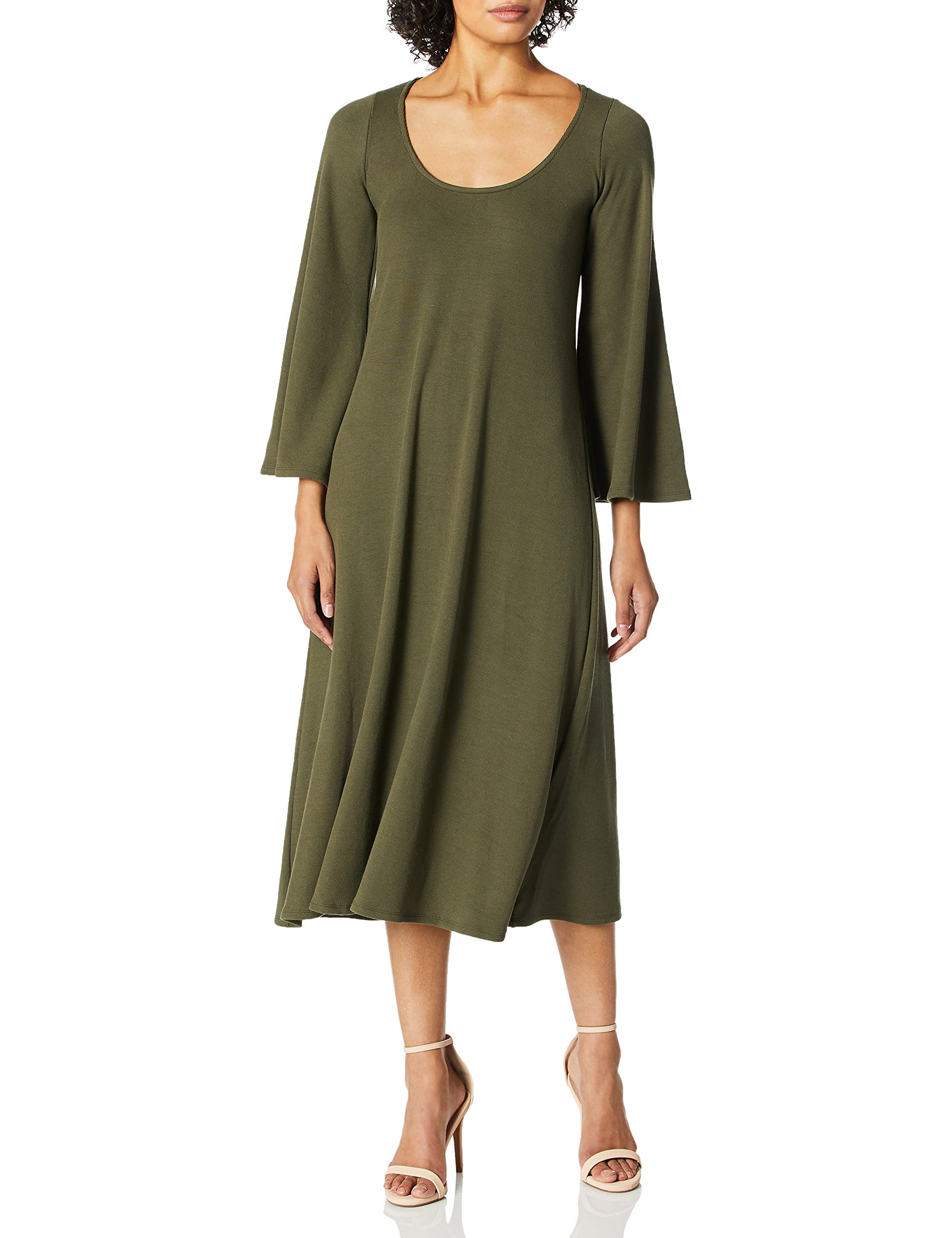 Rachel Pally Women's Luxe Rib Thora Dress, Cypress, M