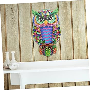 Amazon.co.jp: EXCEART 鉄のフクロウ 3d屋外ウォールアート