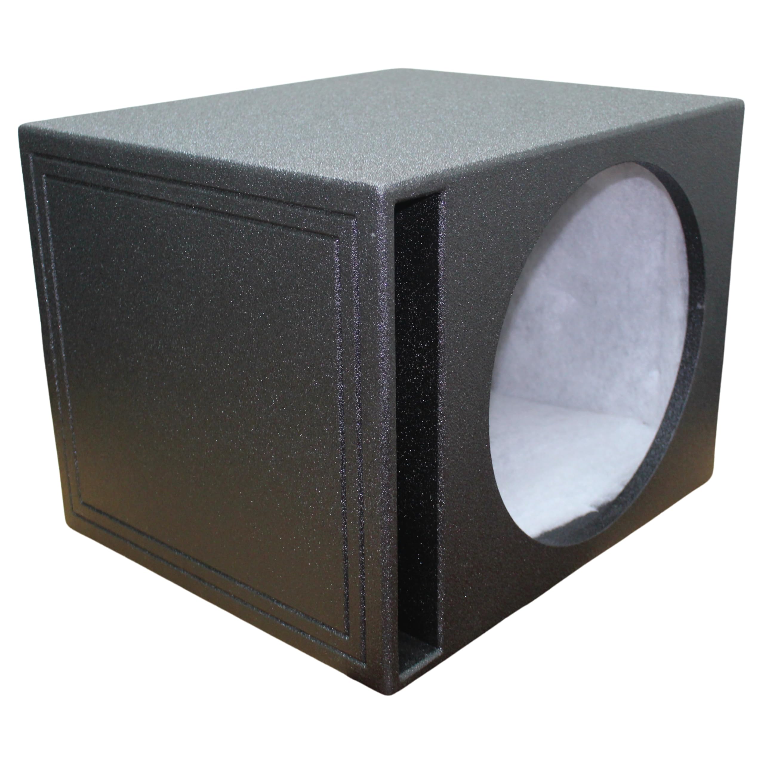 Audiopipe Pipemans Installation Single 15"" Vented and Coated Subwoofer Box 1"" Baffle, 21.5 x 19 x 17, black, IS-BVHD-115BKPU
