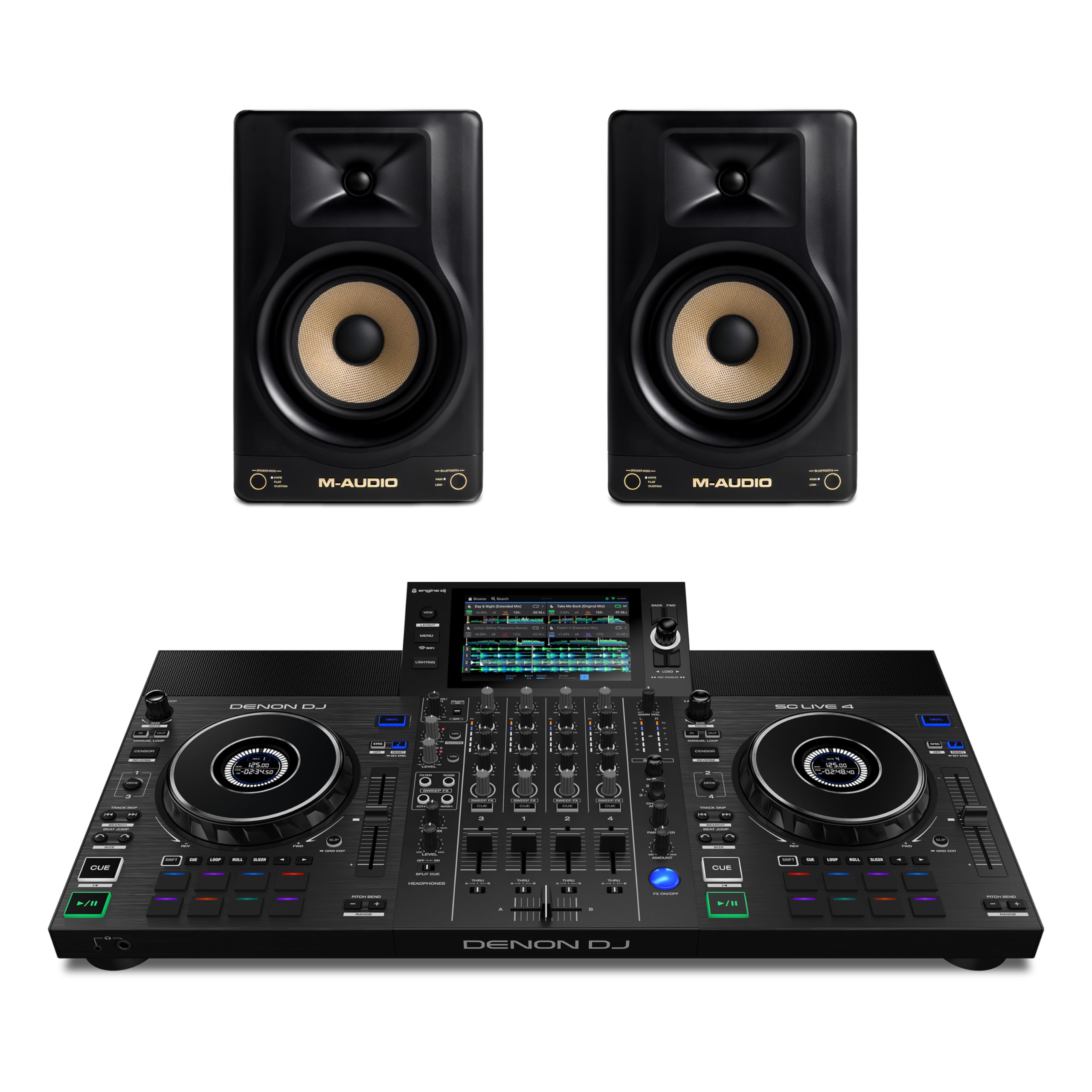 Amazon.com: Denon DJ SC Live 4 DJ Controller and M-AUDIO Forty