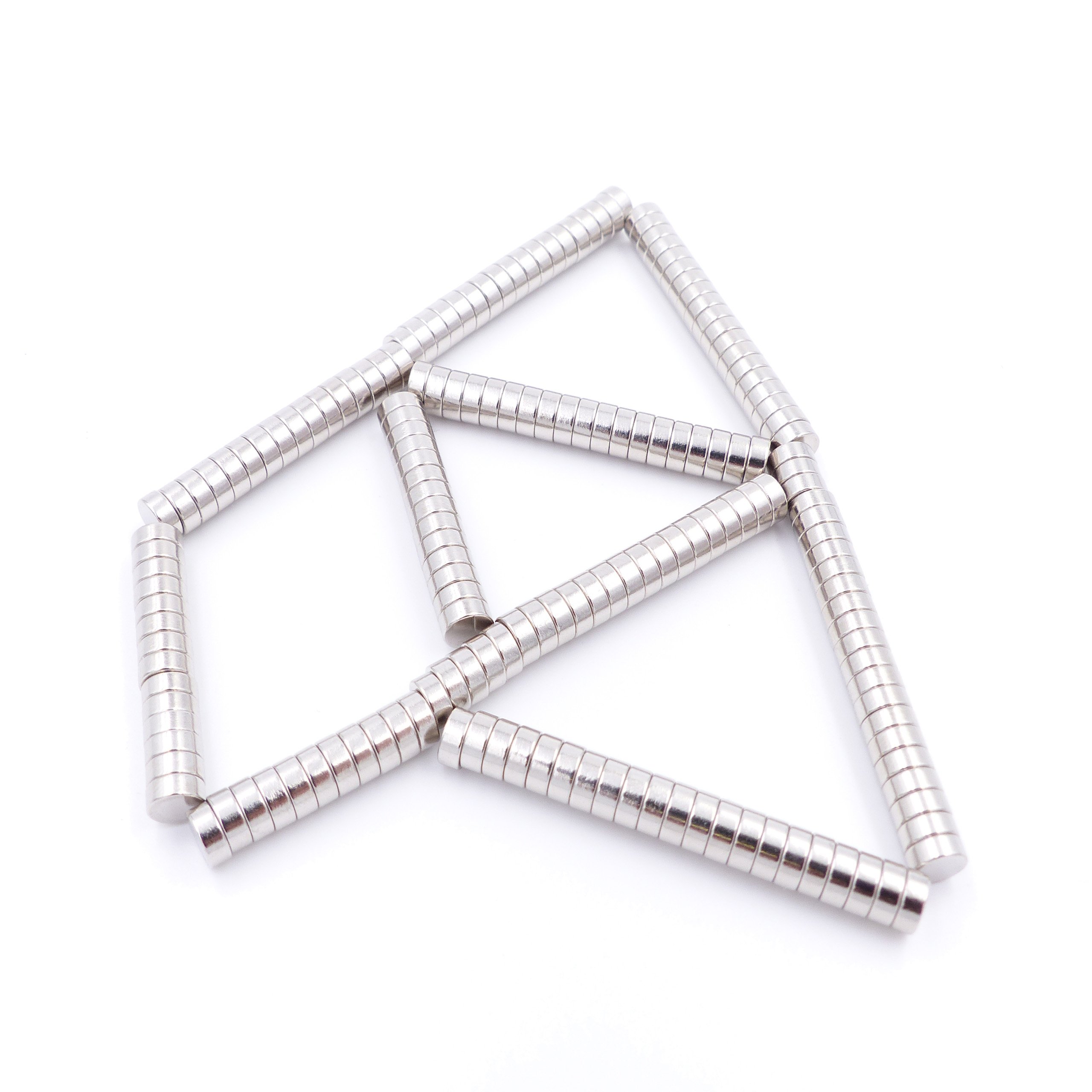 60 Imanes De Neodimio N52 - Mini Discos 5x2mm Extra Fuertes Para Manualidades, Modelismo Y Hogar