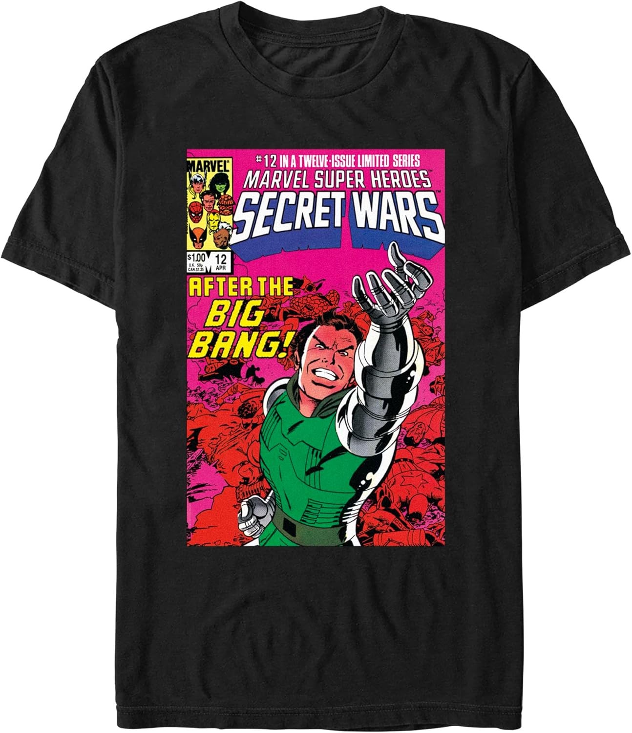 Camiseta con portada de cómic Marvel Men's Secret Ecuador Ubuy