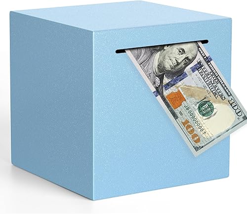 Alcancía para adultos debe romperse para abrir, alcancía irrompible de acero inoxidable para adultos, caja de ahorro de metal para ahorrar dinero