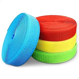Carpet Marker Strips for Classroom, 4 Rolls Vibrant Colors Floor Tape with Strong Grip,