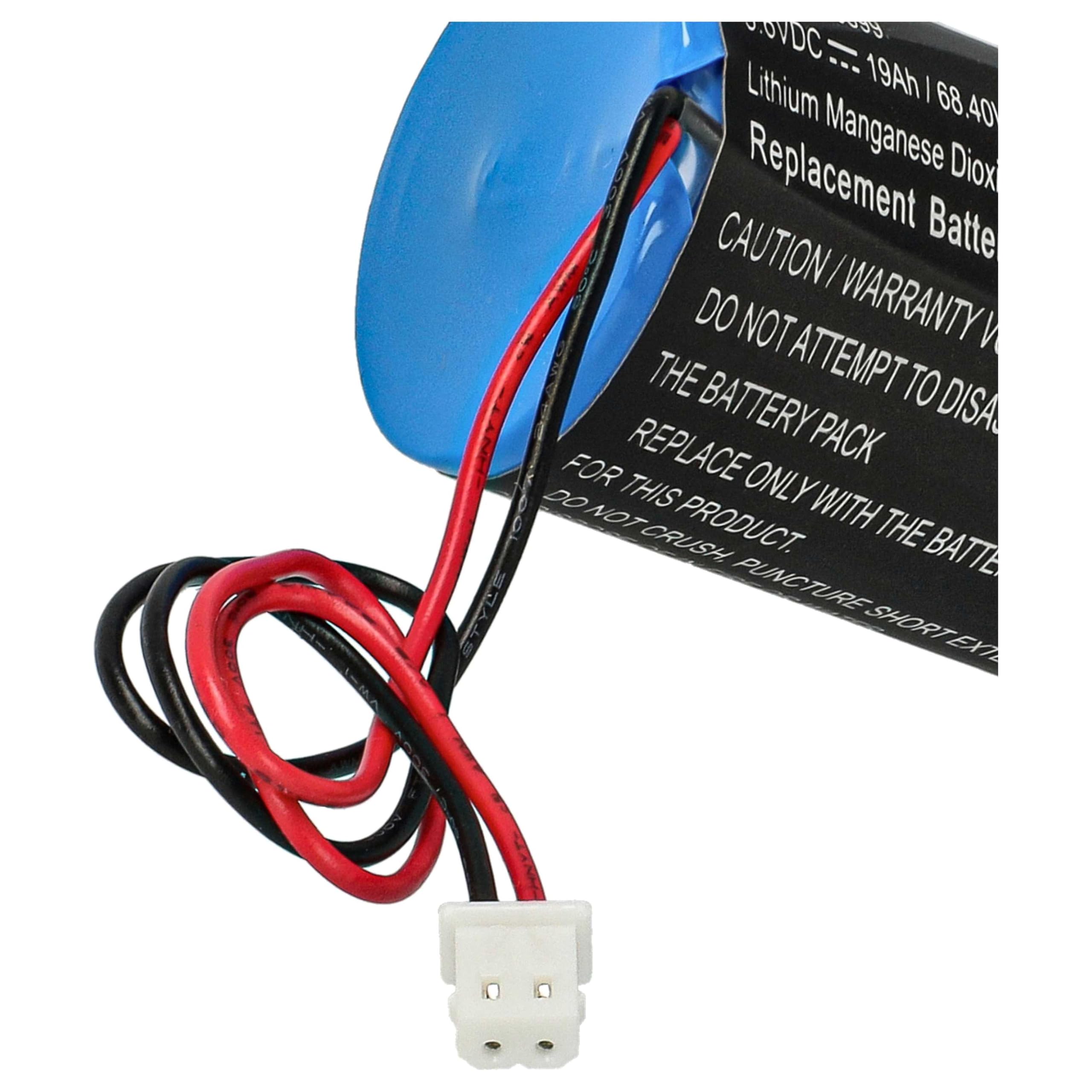 vhbw 2X Pile Remplacement pour Eve ER34615-GL101 pour système d'alarme