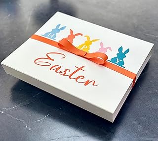 Happy Easter Chocolate Gift Box, Brigadeiro Brazilian Truffles, 30 Units, Assorted flavors - Easter Gift Baskets by Misses Sweet (Assorted)