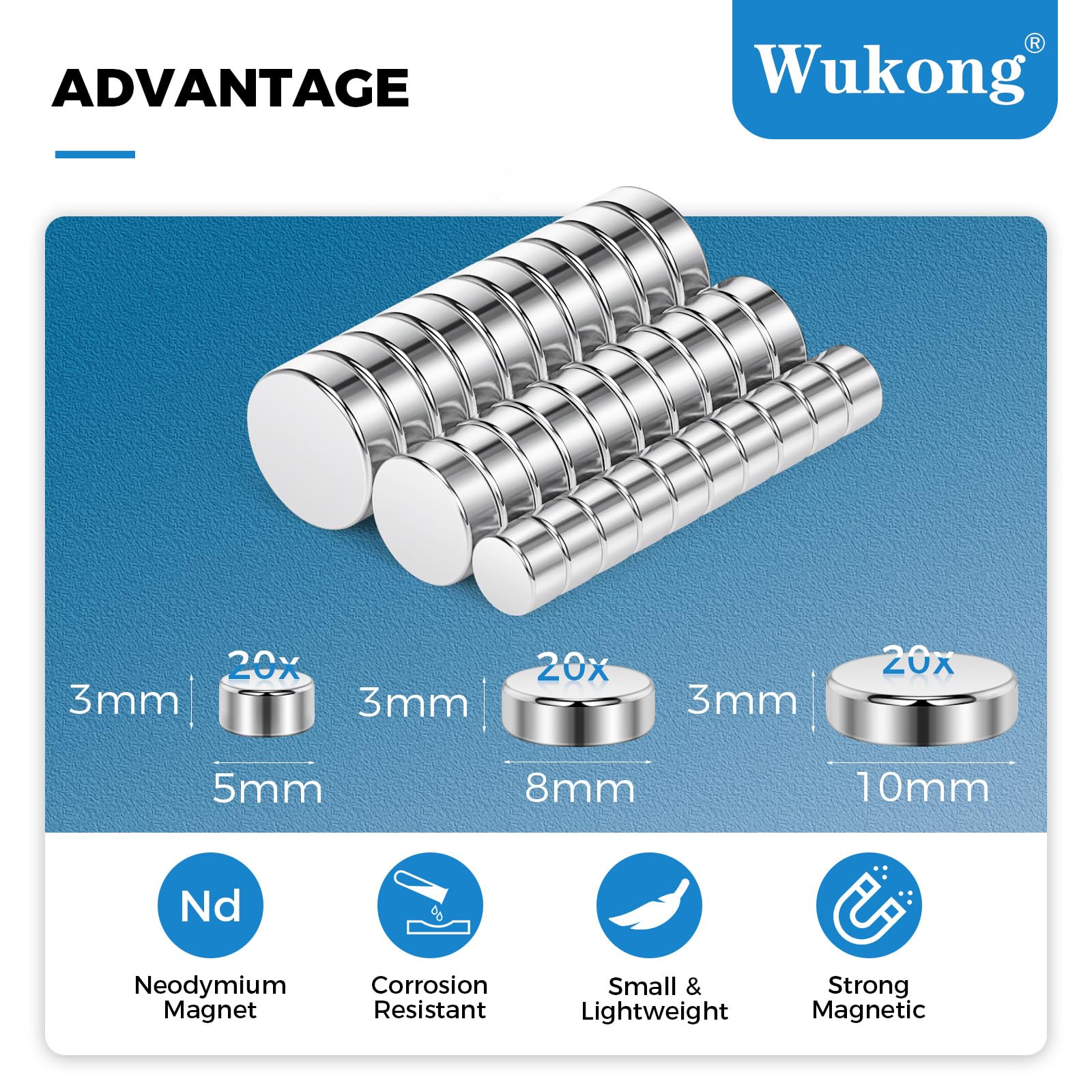 30 Magneti Al Neodimio Neri 10x3mm - Extra Forti Per Frigo, Lavagne, Hobby E Artigianato - Foto 9