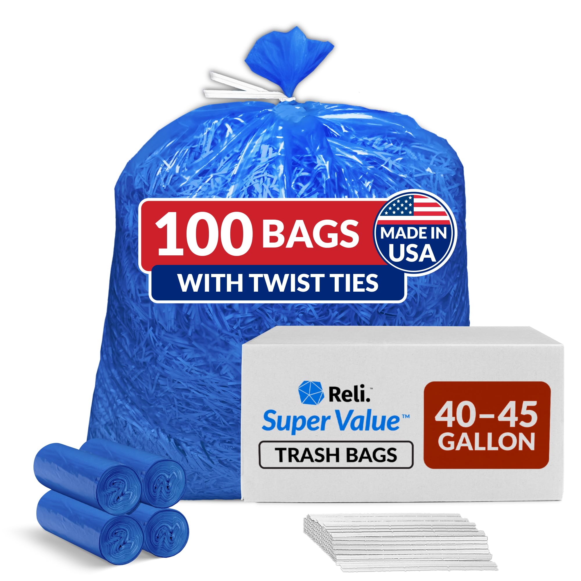 Reli. 40-45 Gallon Trash Bags