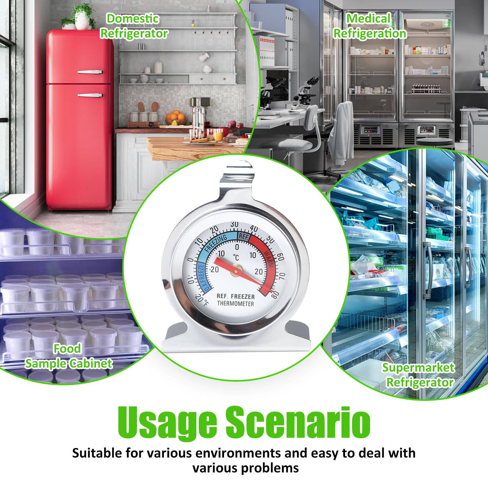 Termometro Per Frigorifero E Congelatore Allarme Digitale Con Suono Di Allarme Con Sensore Wireless Display Minmax 86937676