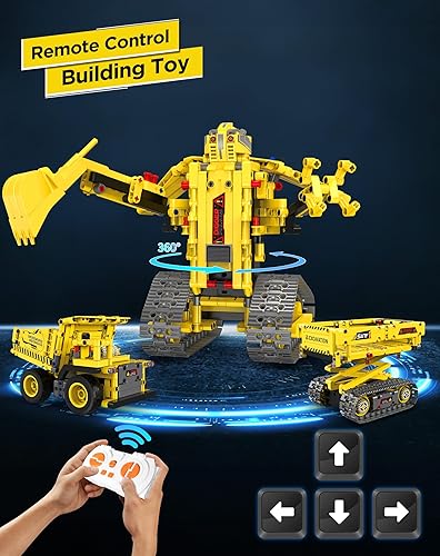 Miniatura 5 de okk Juguetes de construcción de robot para niños, juguetes 5 en 1 para niños de 8 a 12 años, aplicación y kit de robot de control remoto, kit de