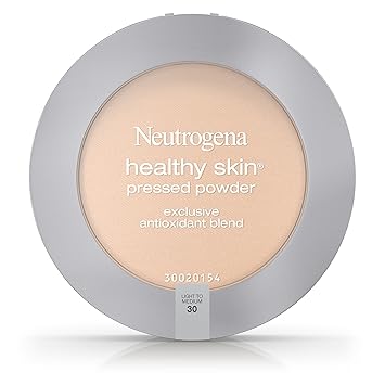 Neutrogena Healthy Skin Pressed Natural Powder For All Skin Types, Spf 20, Light To Medium 30, 9.07 Gram, Beige