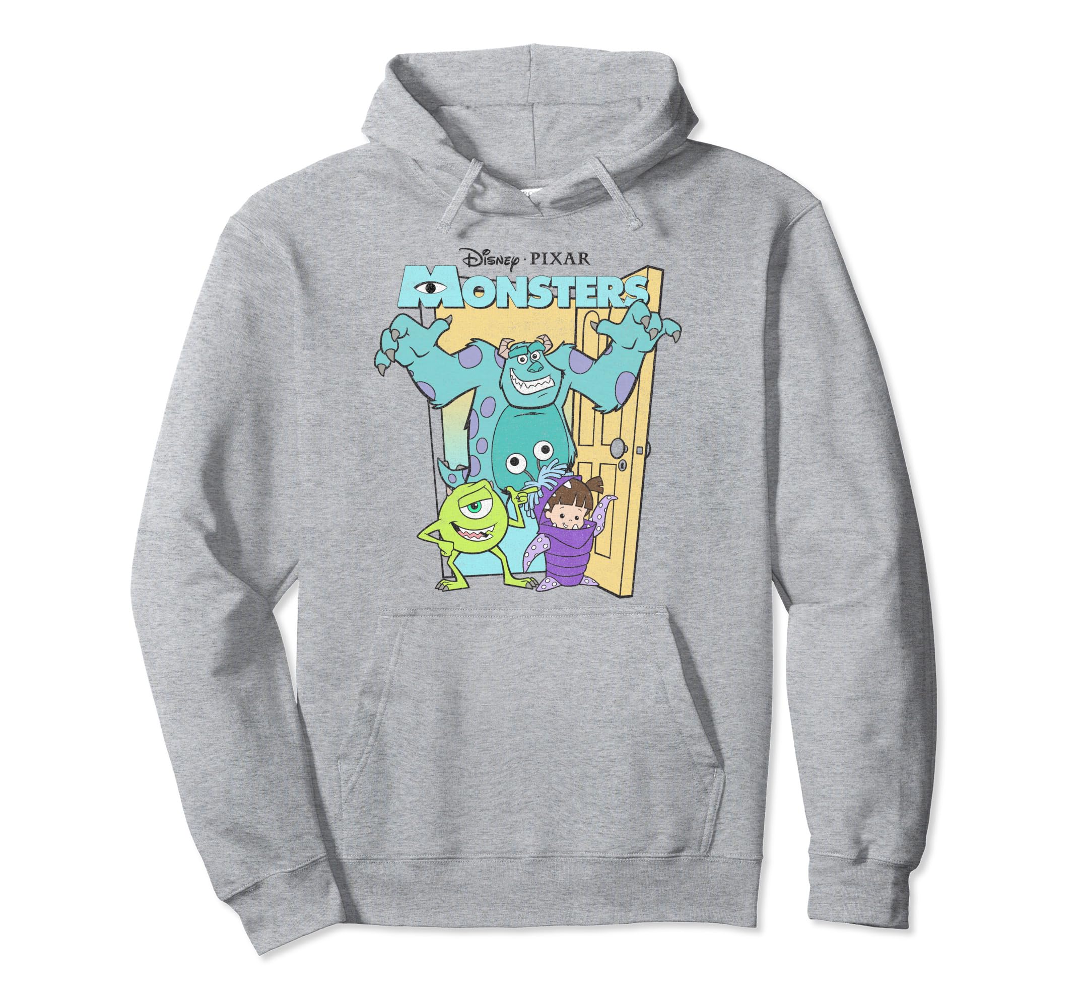Amazon.com: Disney Pixar Monsters Inc. Mike Sully Boo Group Poster Pullover  Hoodie : Clothing, Shoes \u0026 Jewelry