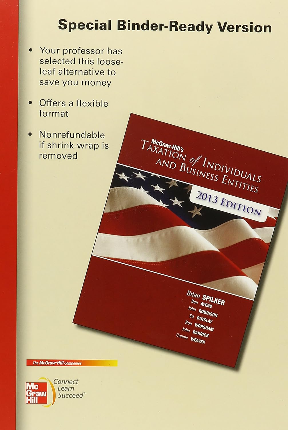 Looseleaf for McGrawHill's Taxation of Individuals and Business