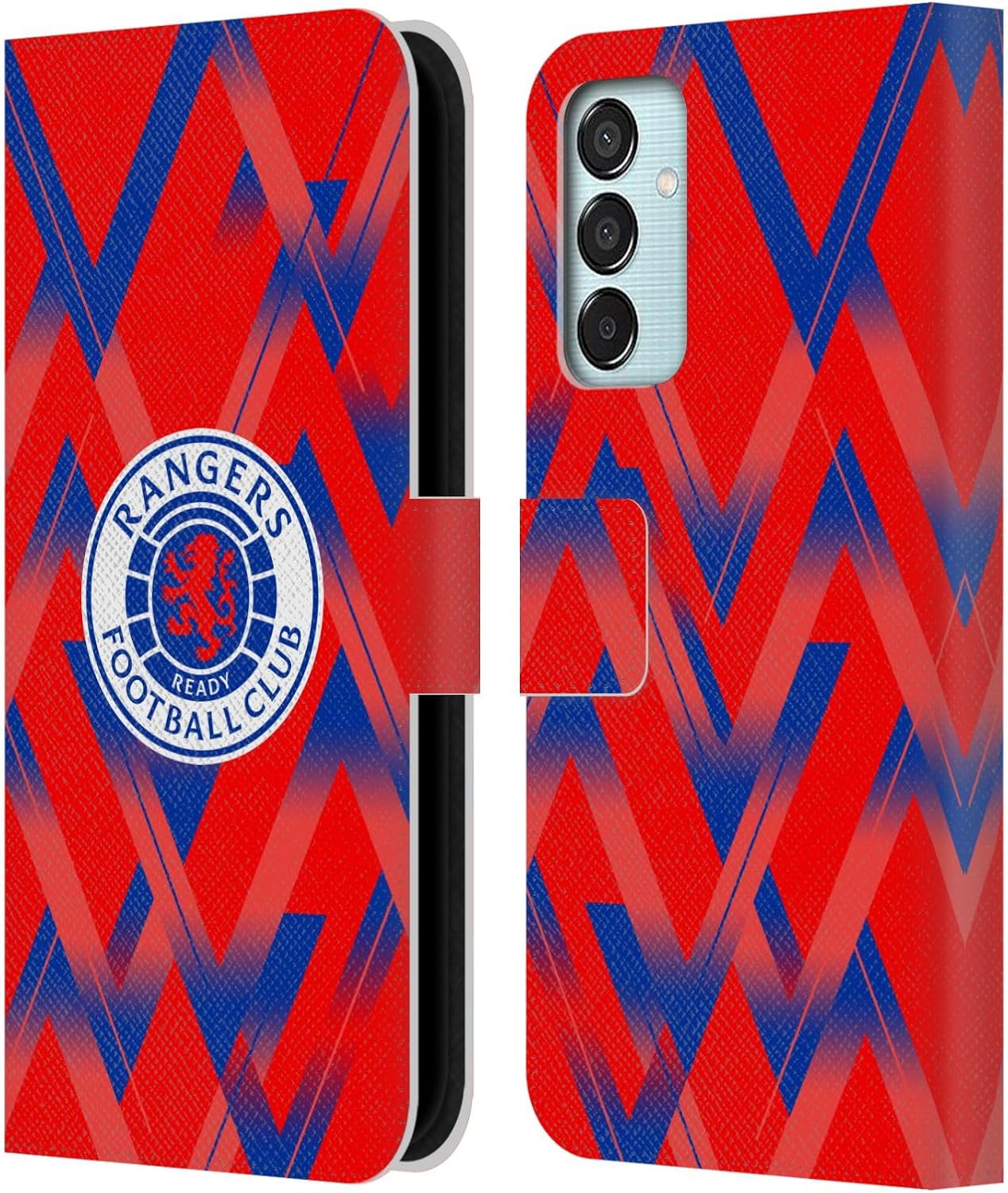 Head Case Designs Officially Licensed Rangers FC Fourth 2023/24 Kit Leather Wallet Case Compatible with Samsung Galaxy M15/F15 5G