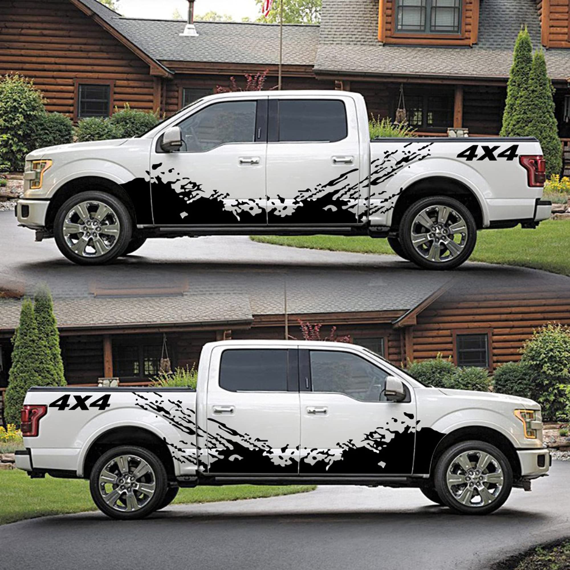Fochutech Truck Car Stickers, Large Car Side Decals for Truck Pickup