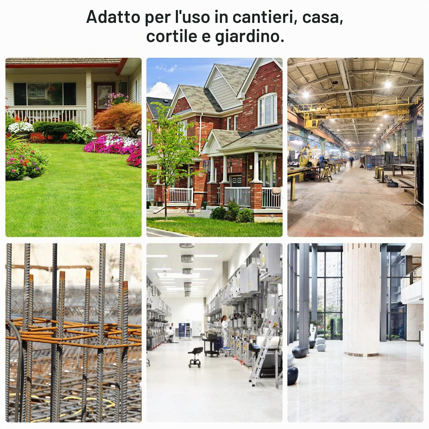 Herrselsam Distributore di corrente di costruzione, 2 x CEE 16 A 400 V + 1 x CEE 32 A 400 V + 4 x 230 V Schuko con cavo di alimentazione da 1,2 m con interruttore di protezione della linea, cantiere