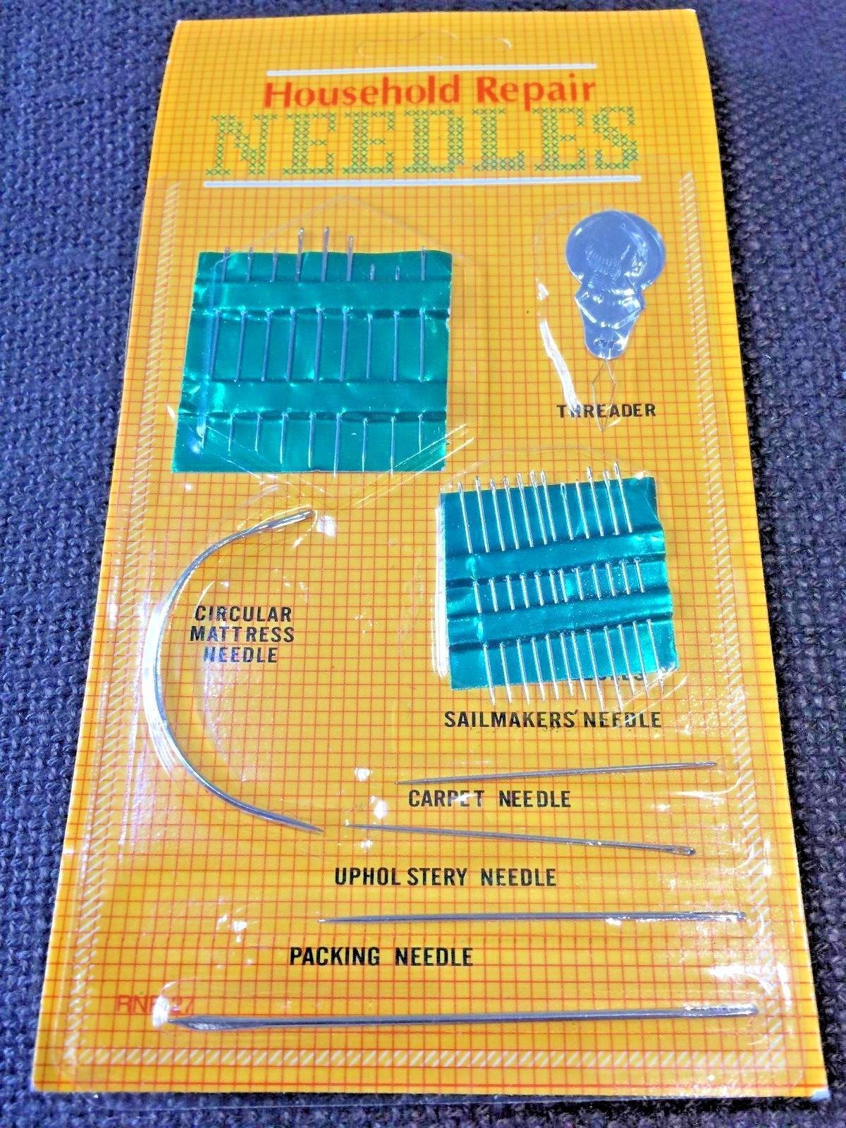 The Trimbay 27 Piece Sewing Needles - Assorted Household Repair Set Threader
