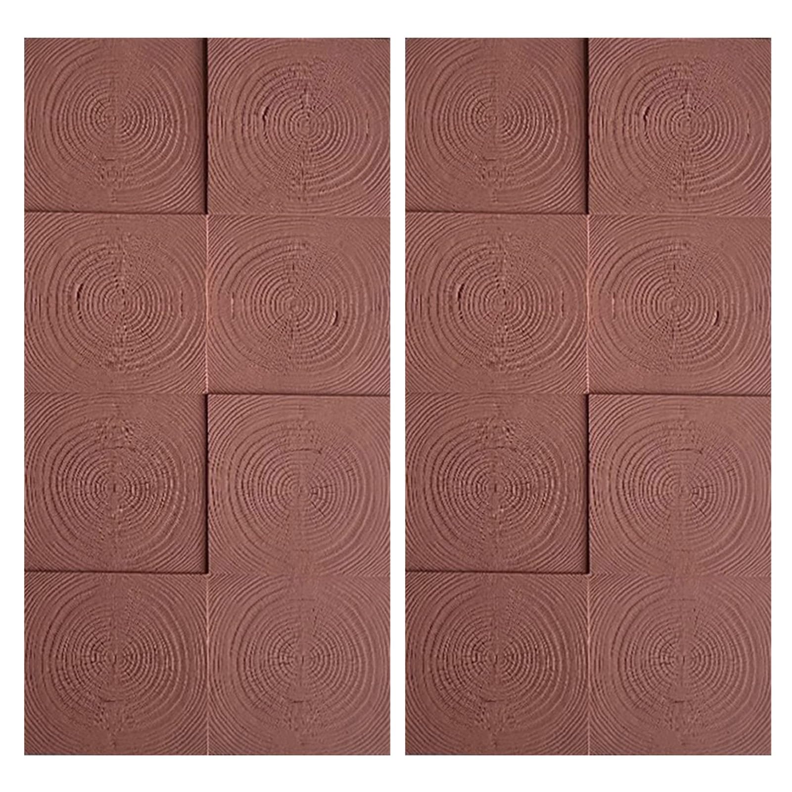 Paneles de poliuretano 3D con diseño de grano de madera decorativo